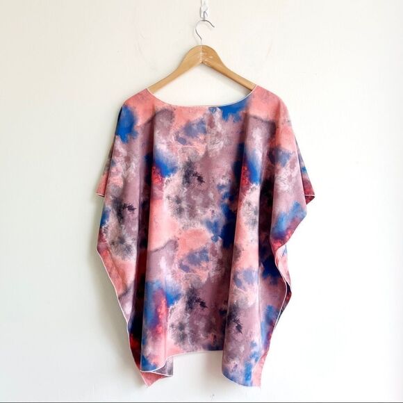 Couture Gems Tie Dye Poncho - Picture 3 of 5